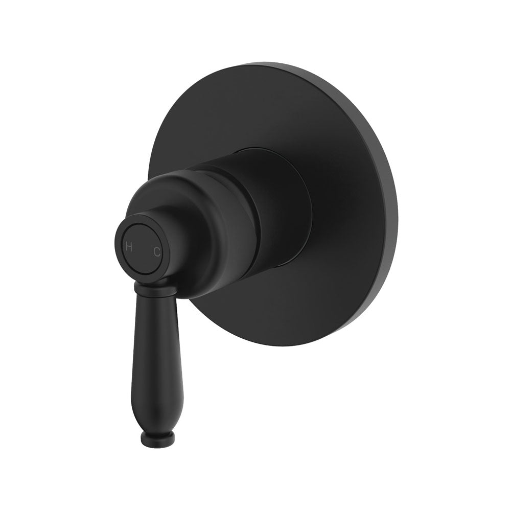 Fienza Eleanor Wall Mixer - Matte Black