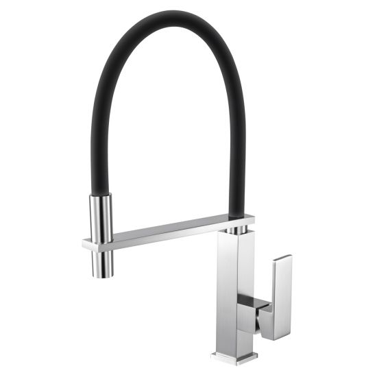 Aquaperla Kitchen Sink Mixer Tap - Brushed Nickel