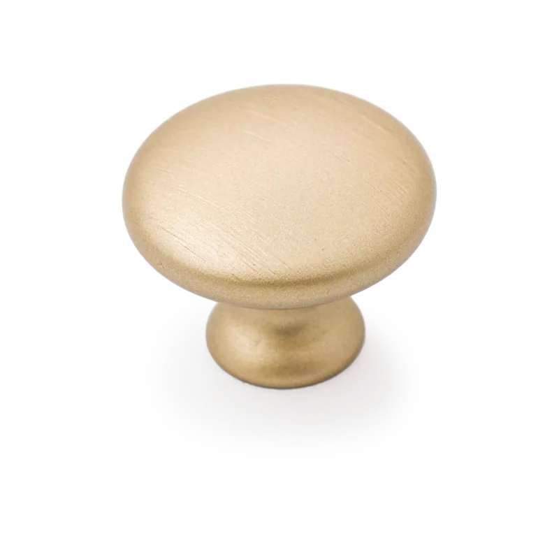 Castella Heritage Shaker Knob – Brushed Brass