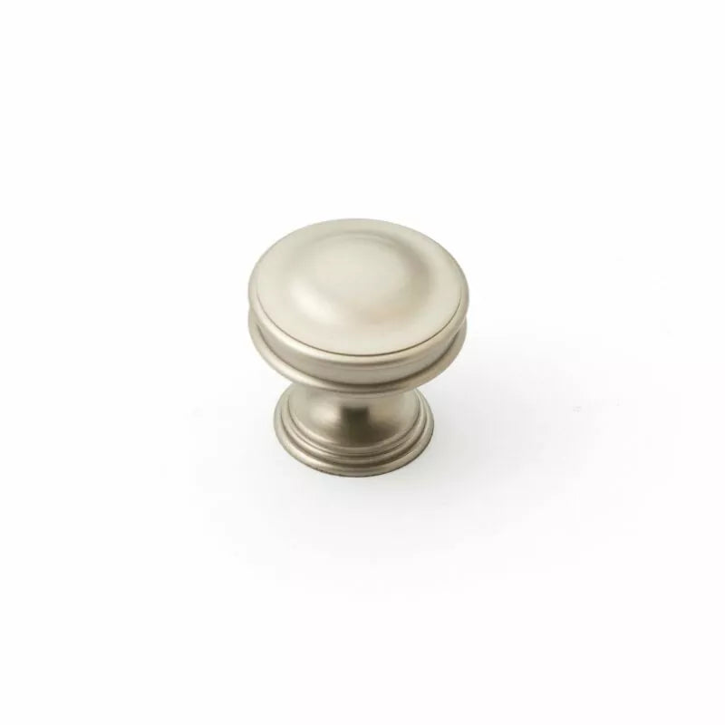 Castella Nostalgia Decade Dome Knob – Dull Brushed Nickel