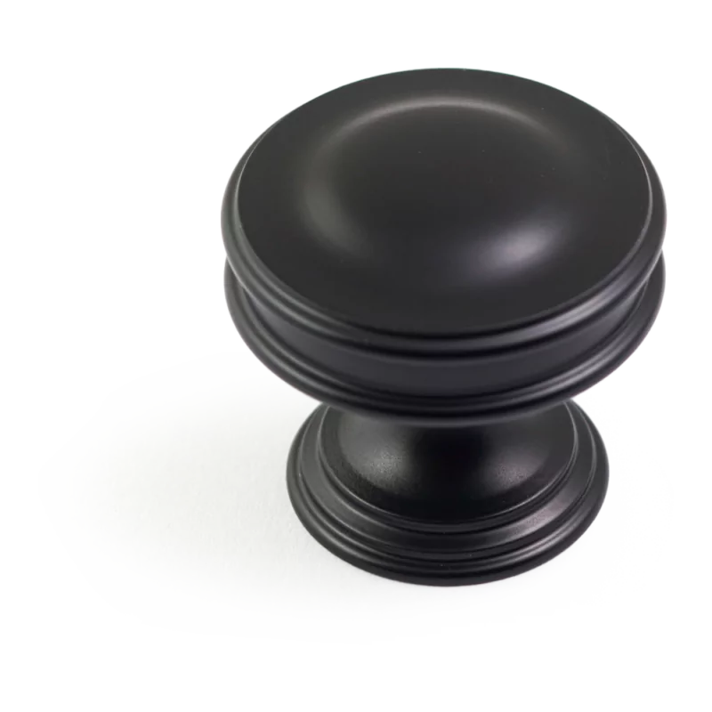 Castella Nostalgia Decade Dome Knob – Matte Black