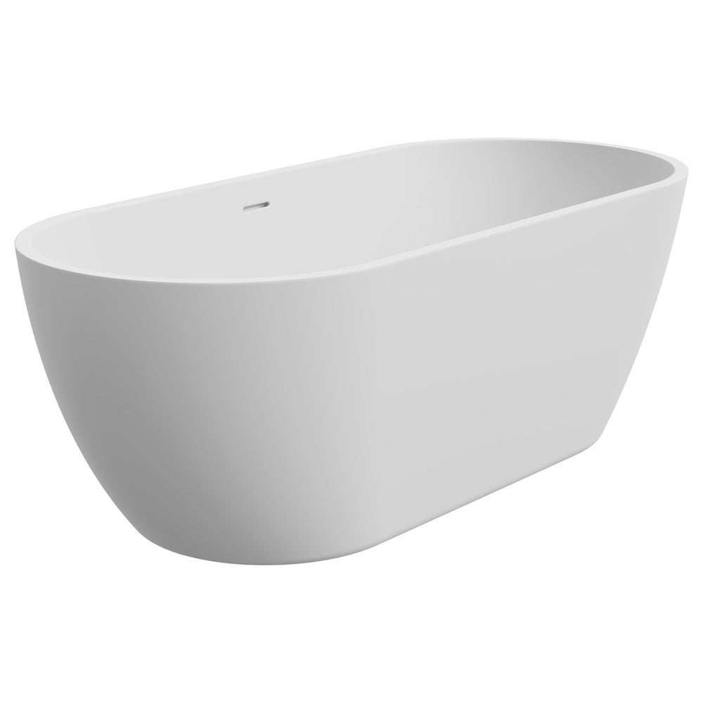 Fienza Koko Freestanding Acrylic Bath - Matte White