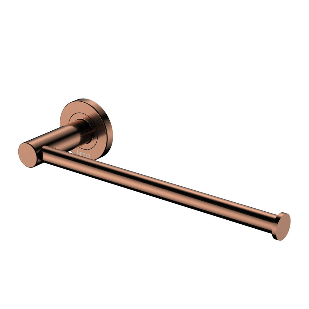 Fienza Kaya Hand Towel Rail / Roll Holder - Brushed Copper