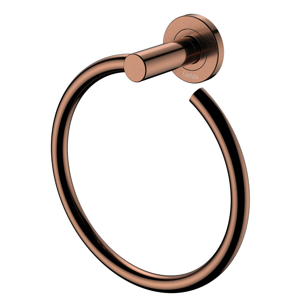 Fienza Kaya Hand Towel Ring - Brushed Copper