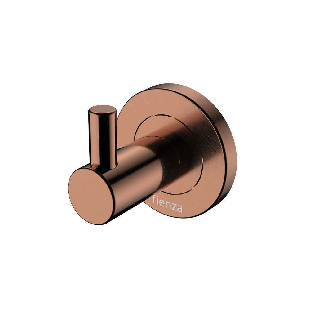 Fienza Kaya Robe Hook - Brushed Copper