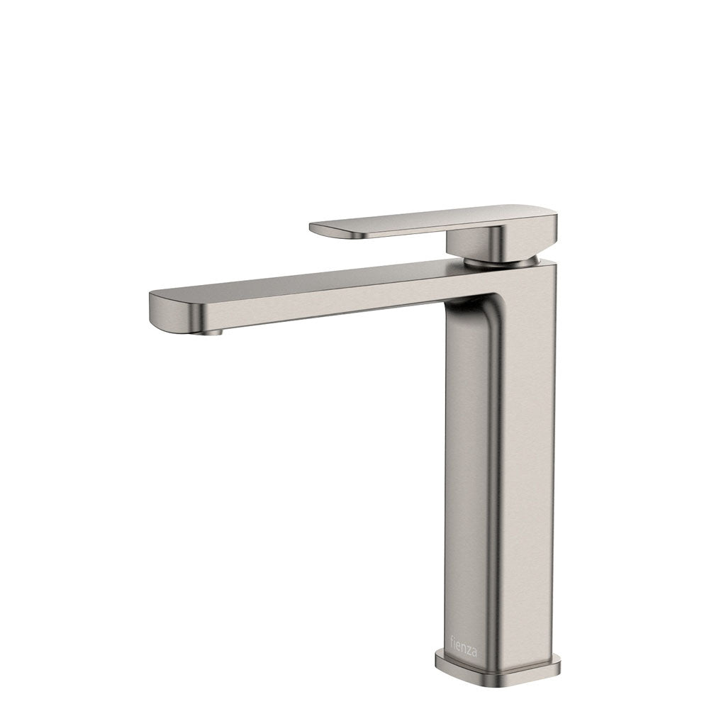 Fienza Tono Medium Basin Mixer - Brushed Nickel