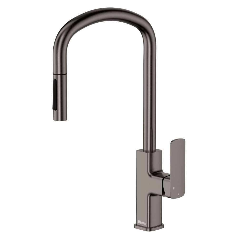 Fienza Tono Pull Out Sink Mixer - Gun Metal