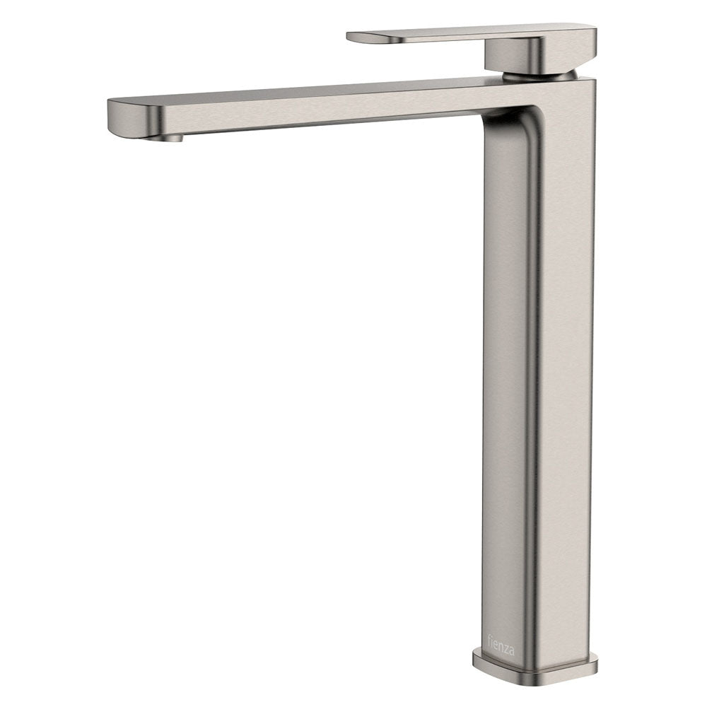 Fienza Tono Tall Basin Mixer - Brushed Nickel