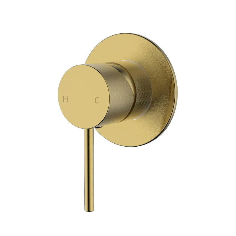 Serena Hali Wall Mixer - Brushed Gold