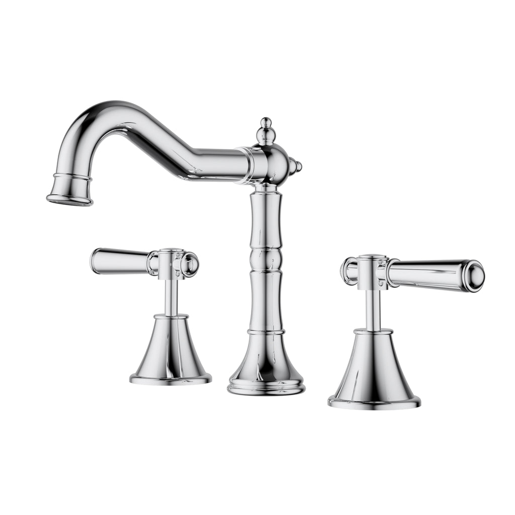 Ikon Clasico Basin Set - Chrome