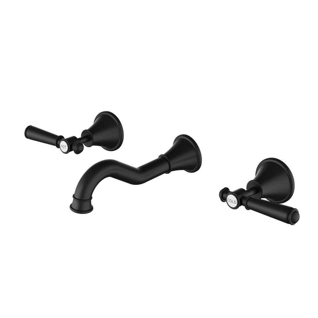 Ikon Clasico Bath Set - Matte Black