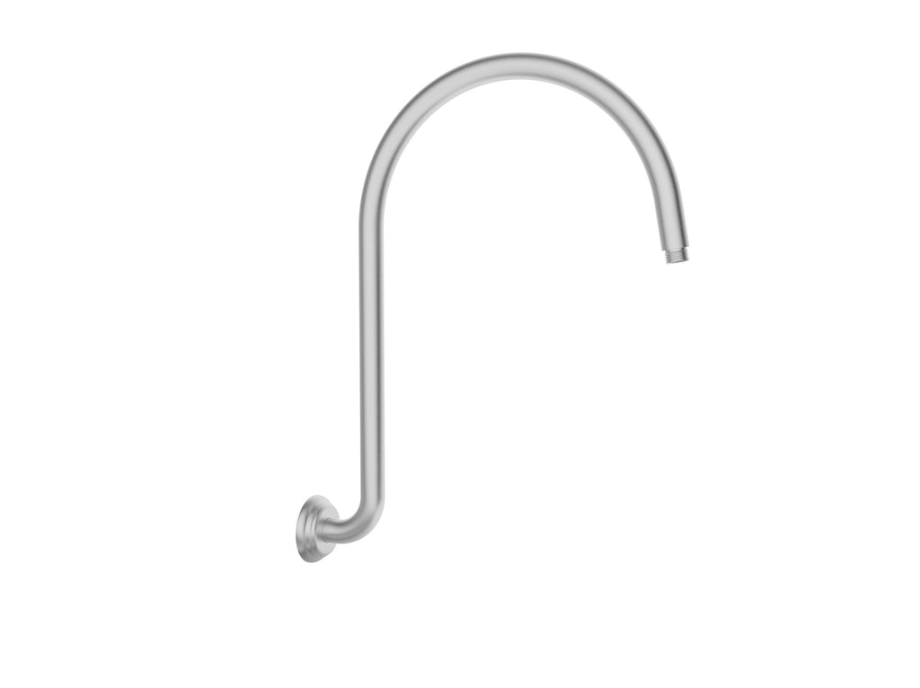 Ikon Clasico High Rise Shower Arm - Brushed Nickel