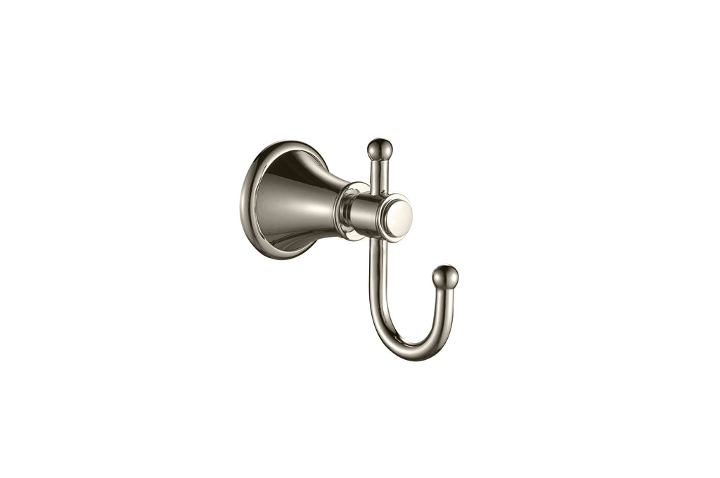 Ikon Clasico Robe Hook - Brushed Nickel