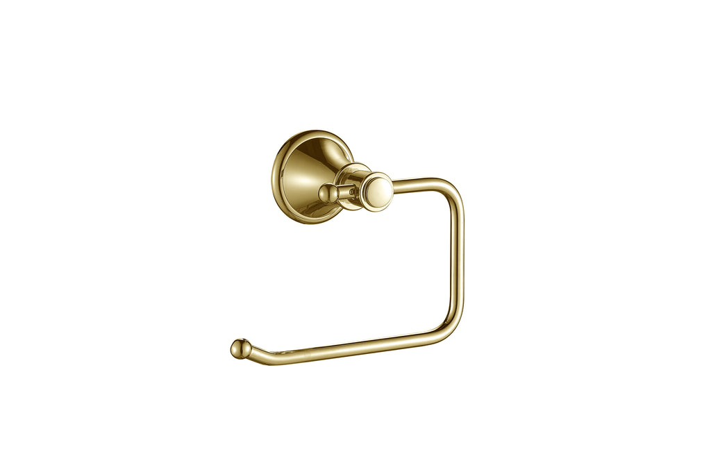 Ikon Clasico Toilet Roll Holder - Brushed Gold