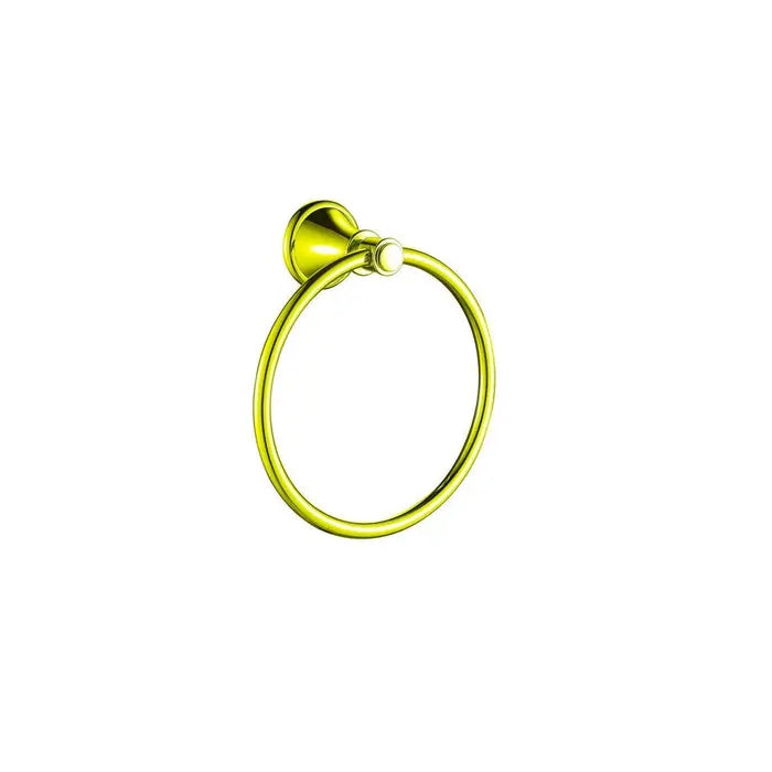 Ikon Clasico Towel Ring - Brushed Gold