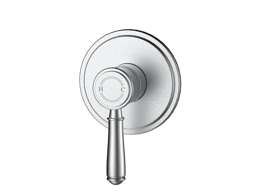 Ikon Clasico Wall Mixer Trim Kits - Brushed Nickel