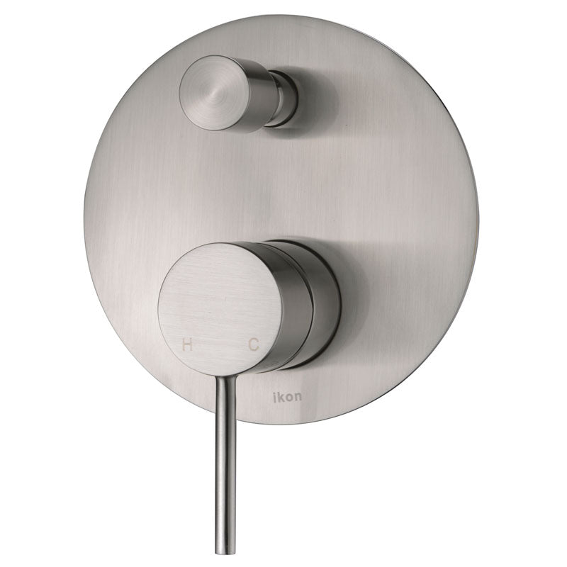 Hali Wall Mixer Diverter - Brushed Nickel