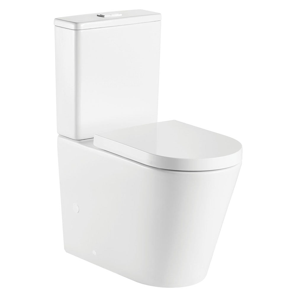 Fienza Kaya Tornado Flush Back-to-Wall Suite - Gloss White