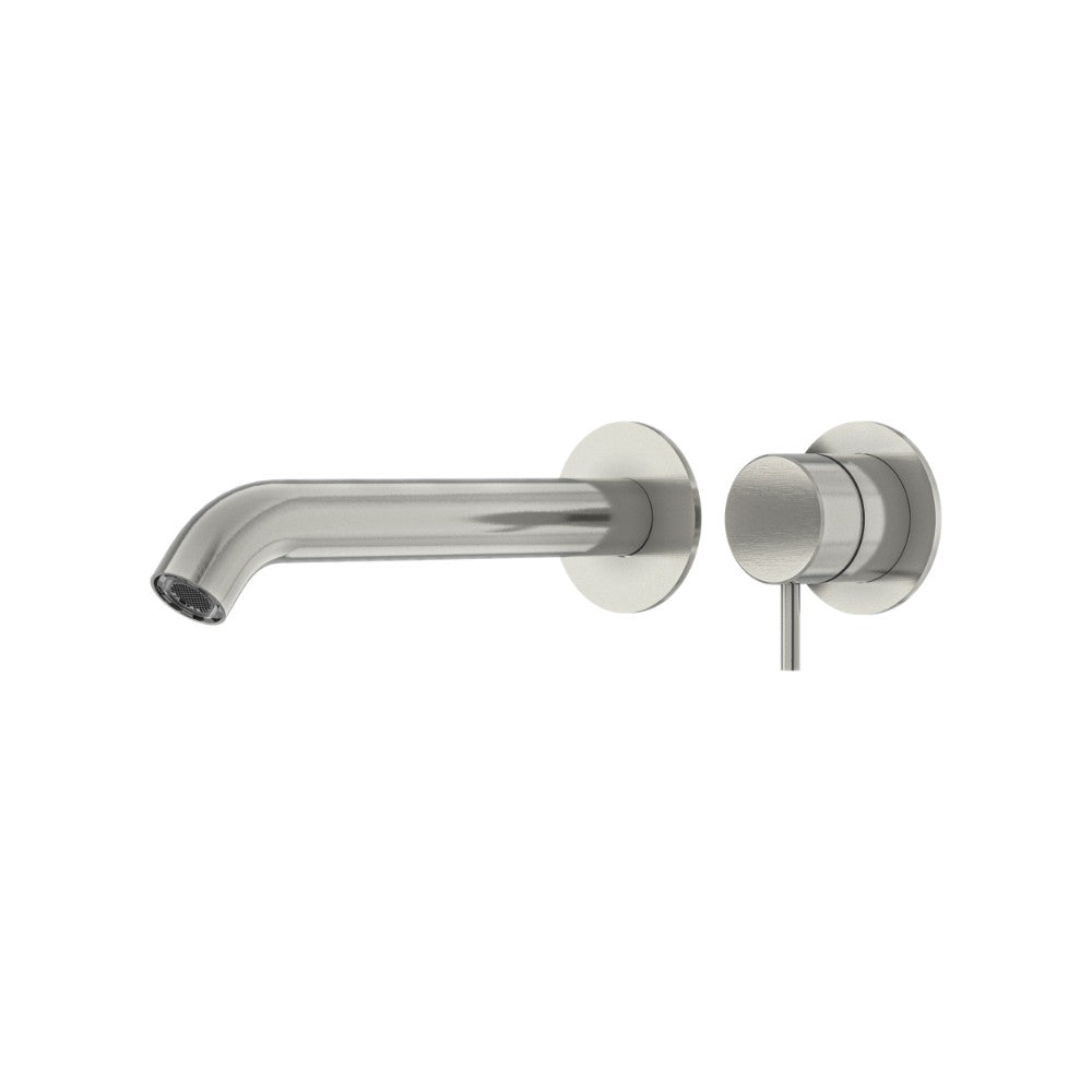 Elle 316 Stainless Steel Wall Outlet Mixer - Brushed Stainless