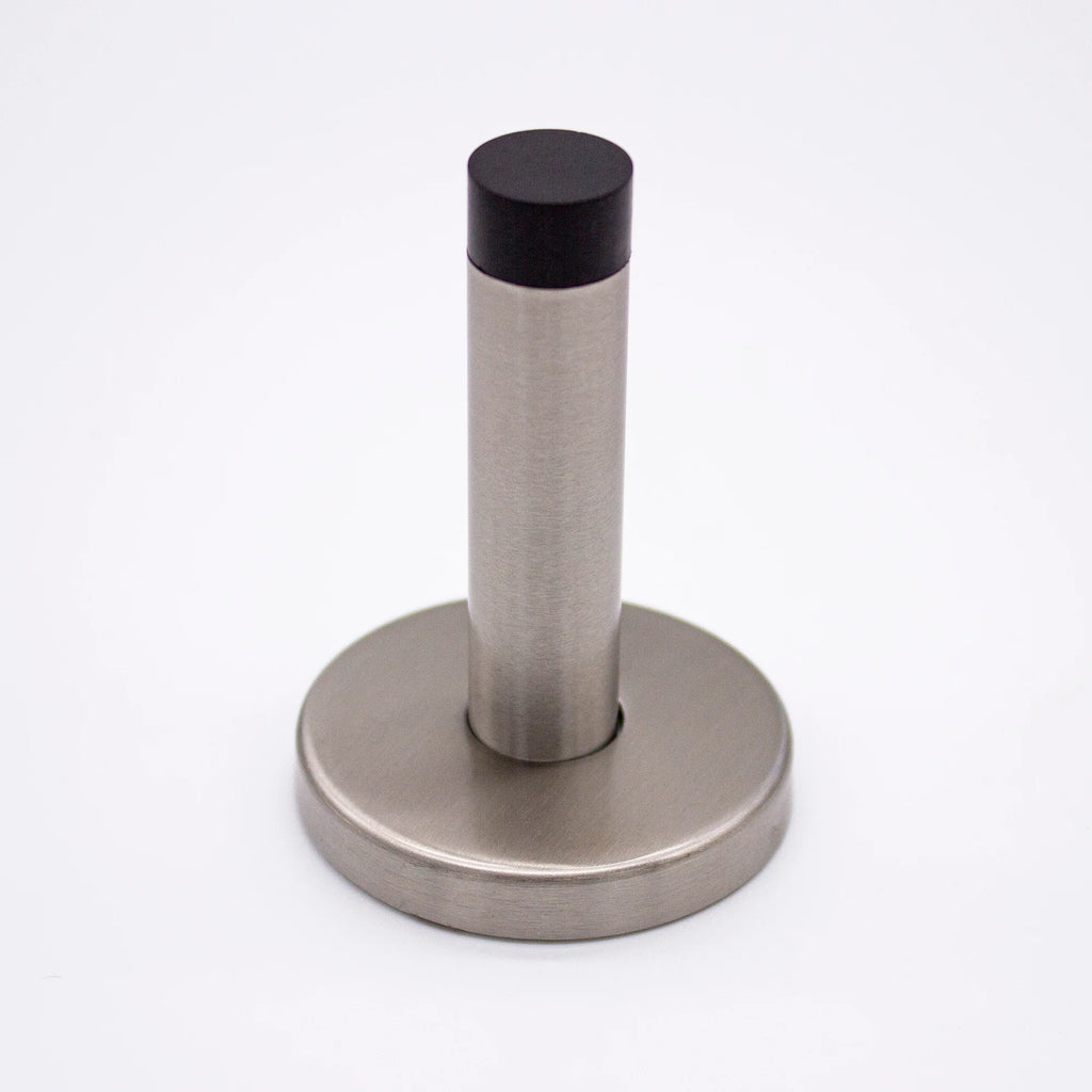 Manovella Brushed Nickel Wall Mounted Straight Door Stop