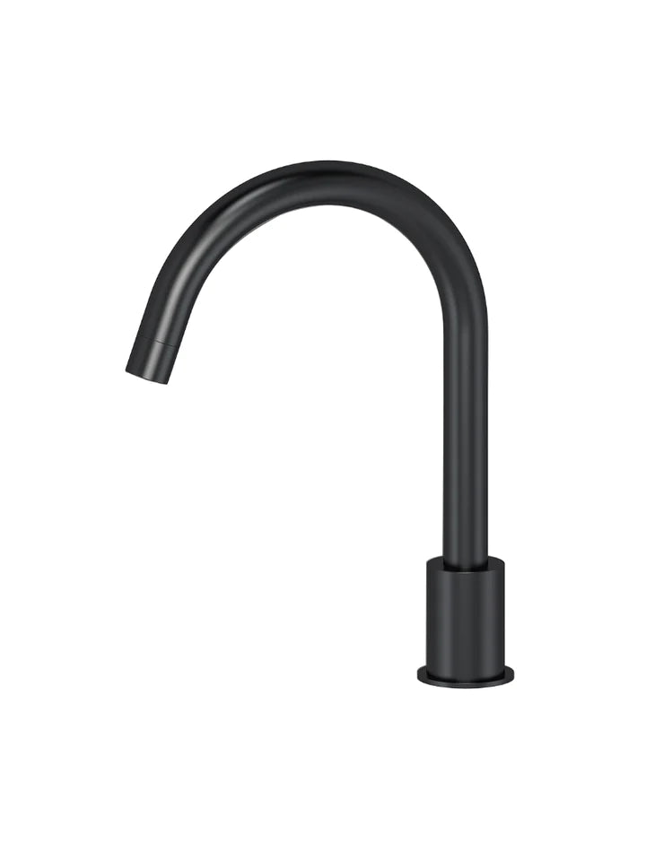 Meir Round Hob Mounted Swivel Spout - Matte Black