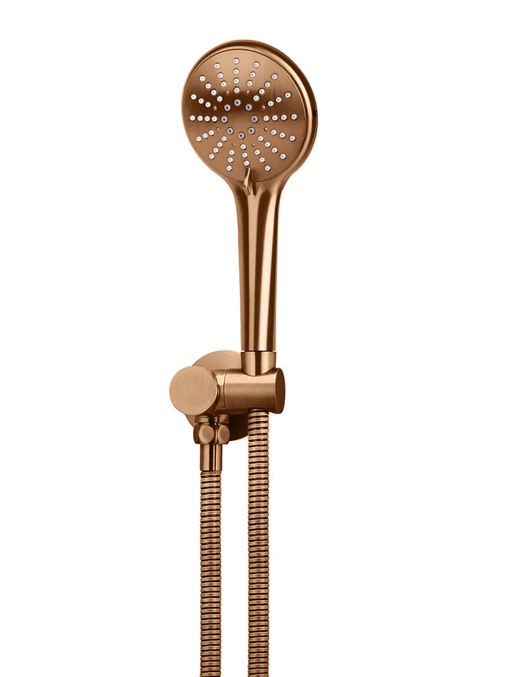 Meir Round Shower On Swivel Bracket - Lustre Bronze