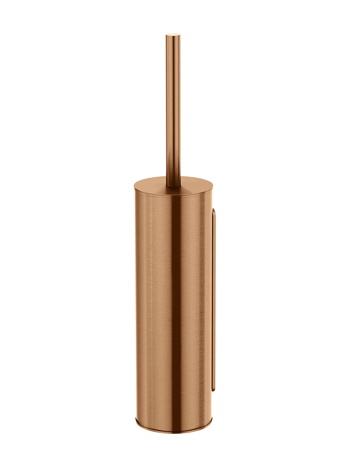 Meir Round Toilet Brush & Holder - Lustre Bronze