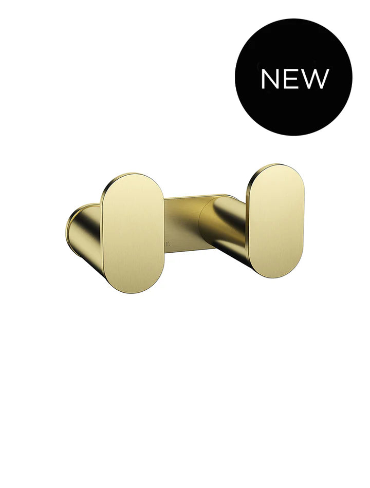 Meir Curvaé Double Robe Hook - Tiger Bronze