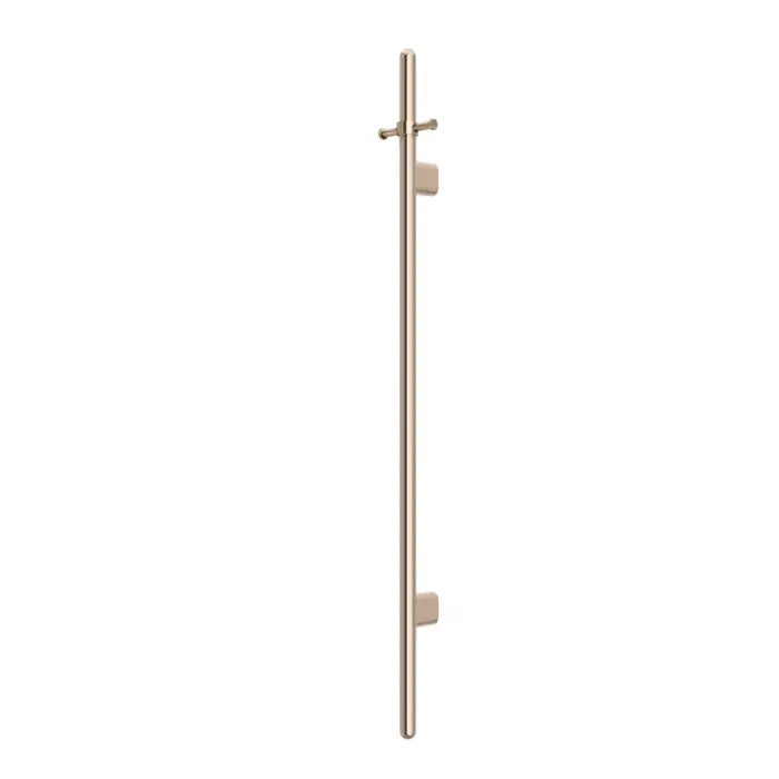 Meir Vertical Heated Towel Rail - Champagne