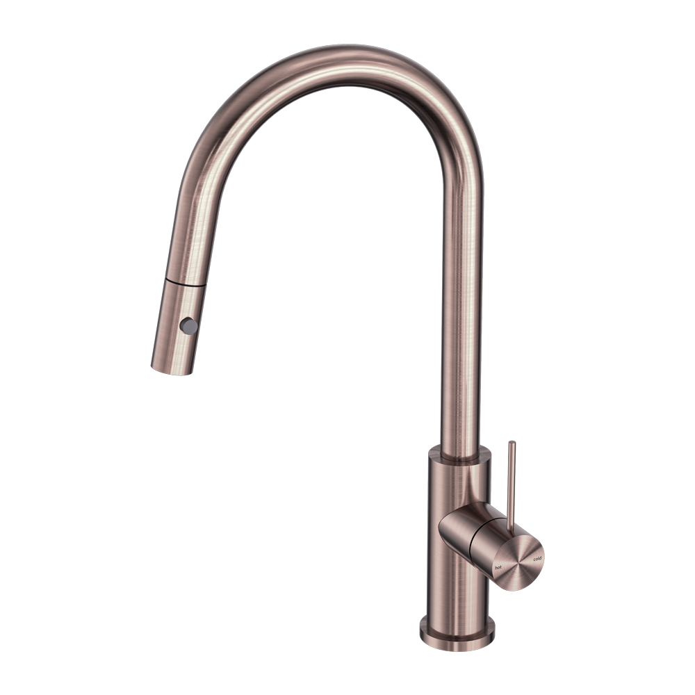 Nero Mecca Pull Out Sink Mixer With Veggie Spray Function - Brushed Bronze