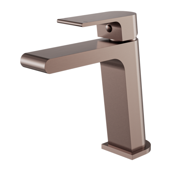 Nero Bianca Basin Mixer - Brushed Bronze