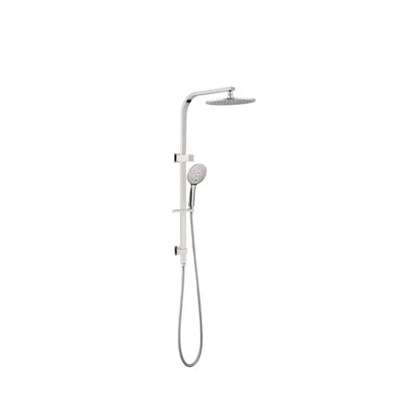 Nero Bianca Round Combination Shower 250mm - Brushed Nickel