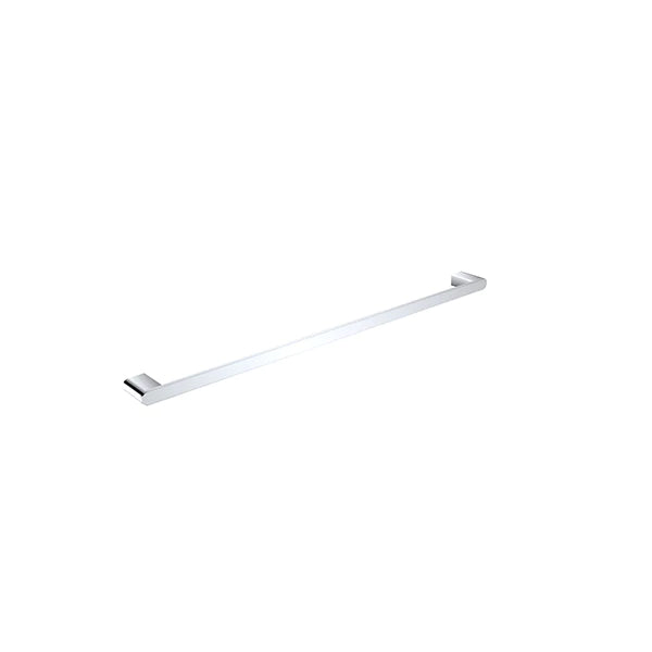 Nero Ecco Single Towel Rail 800mm - Chrome