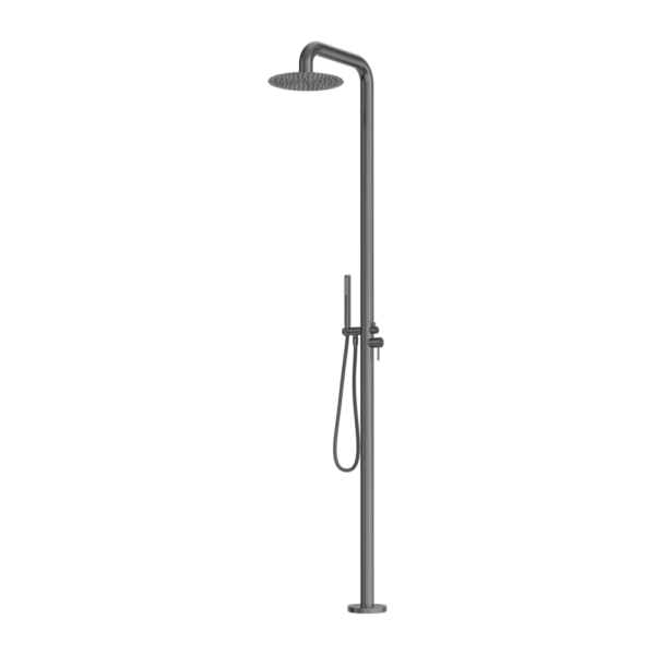 Nero ZEN SS316L Outdoor Freestanding Shower Column - Graphite