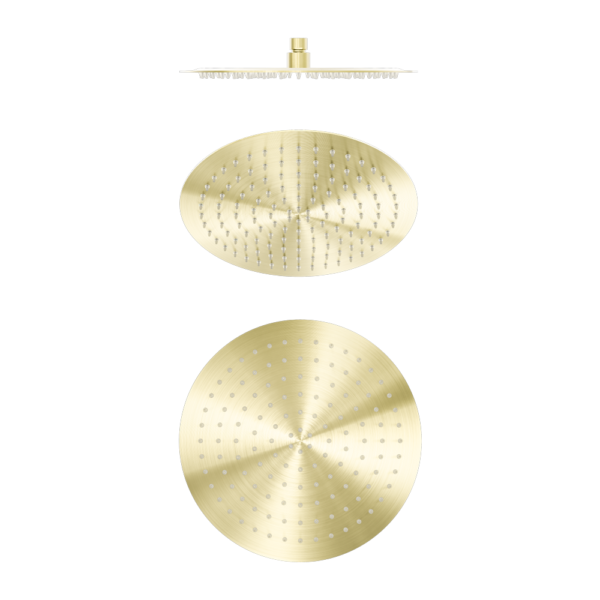 Nero ZEN SS316L Round Shower Head - Brushed Gold