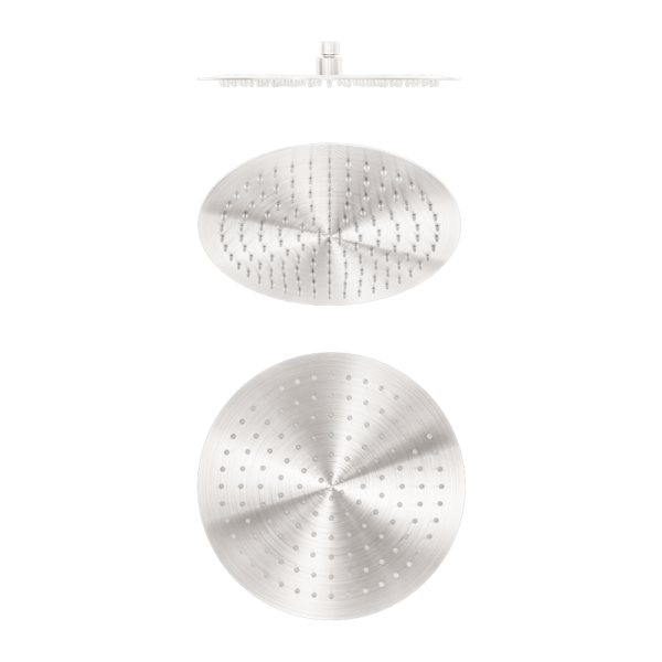 Nero ZEN SS316L Round Shower Head - Brushed Nickel