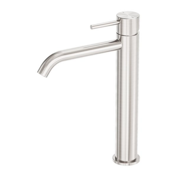 Nero ZEN SS316L Tall Basin Mixer - Brushed Nickel