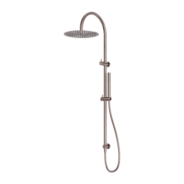 Nero ZEN SS316L Twin Outdoor Outdoor Shower - Brushed Bronze