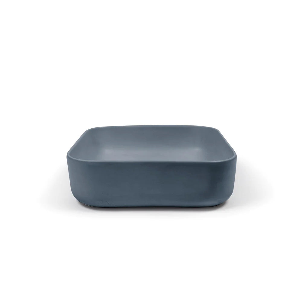 Nood Co Cube Basin Surface Mount - Copan Blue