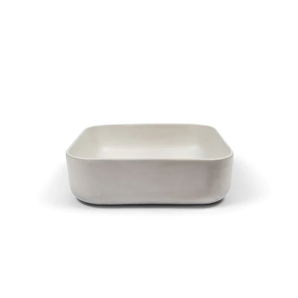 Nood Co Cube Basin Surface Mount - Ivory