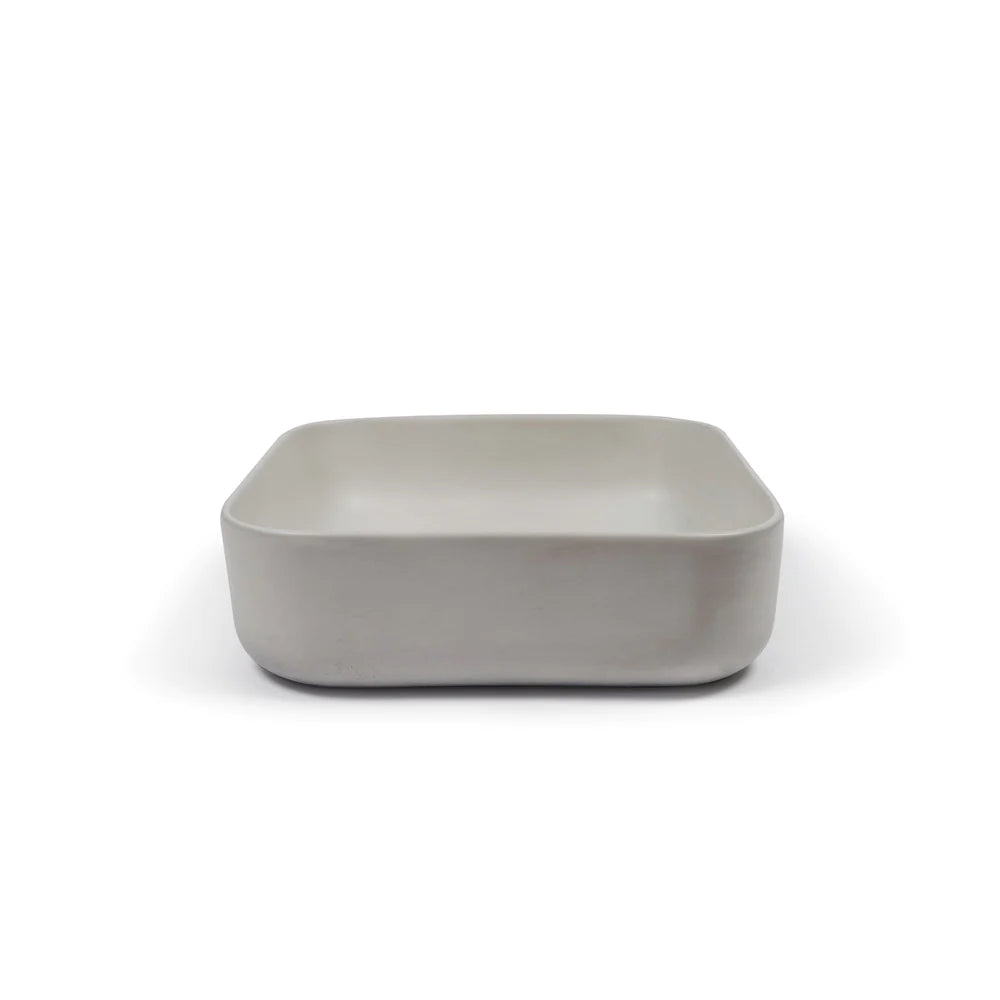 Nood Co Cube Basin Surface Mount - Sky Grey