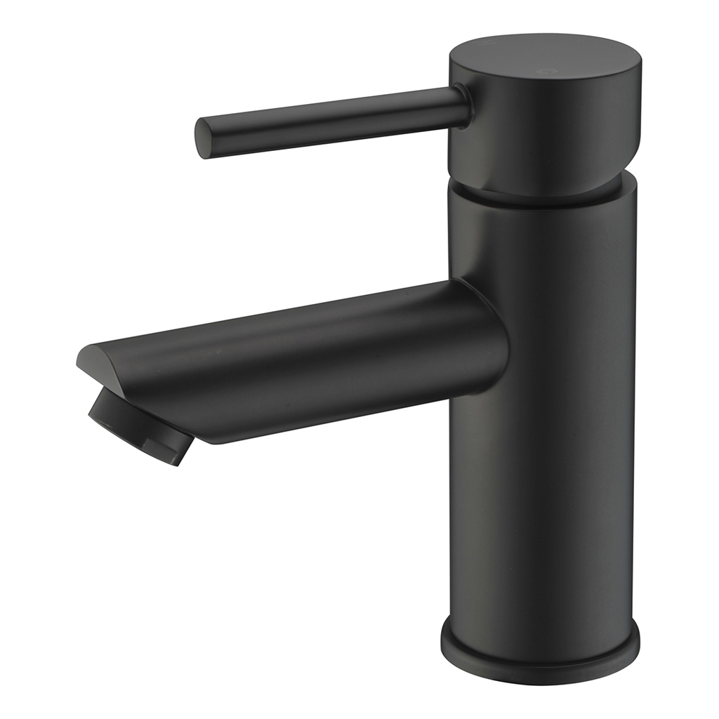 Otus Pin Handle Basin Mixer - Matte Black