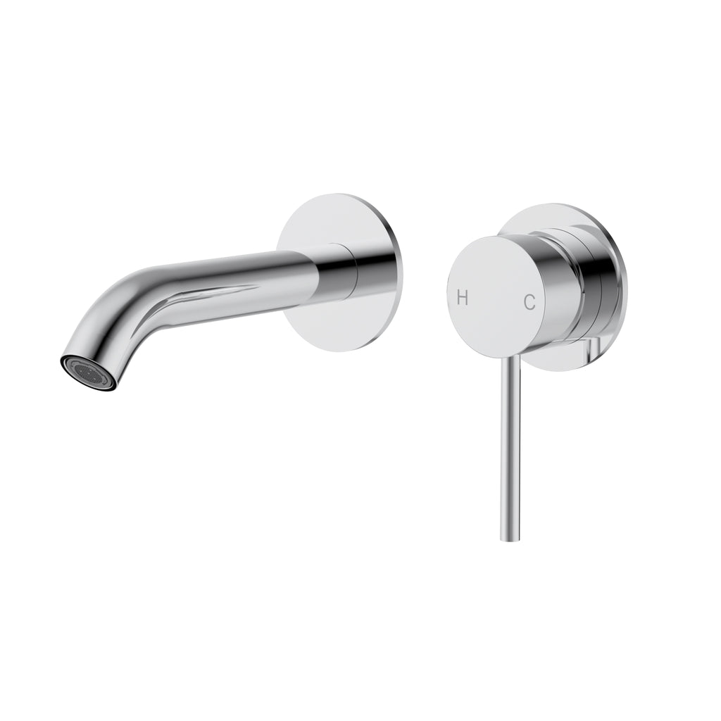 Otus Slimline SS Wall Basin Mixer - Chrome