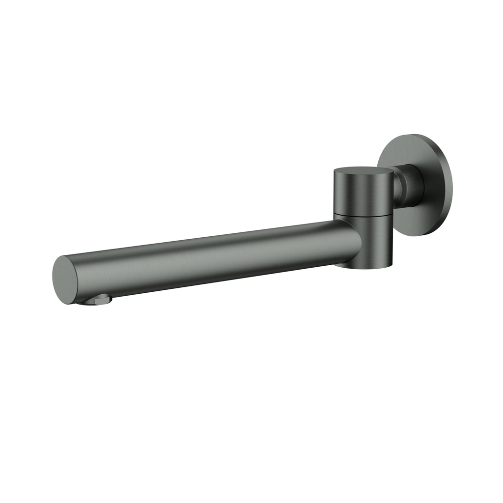 Otus Swivel Bath Spout - Gunmetal