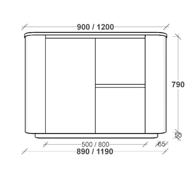 Rifco Contour Supreme Vanity with Caesarstone and Basin – Wellsons