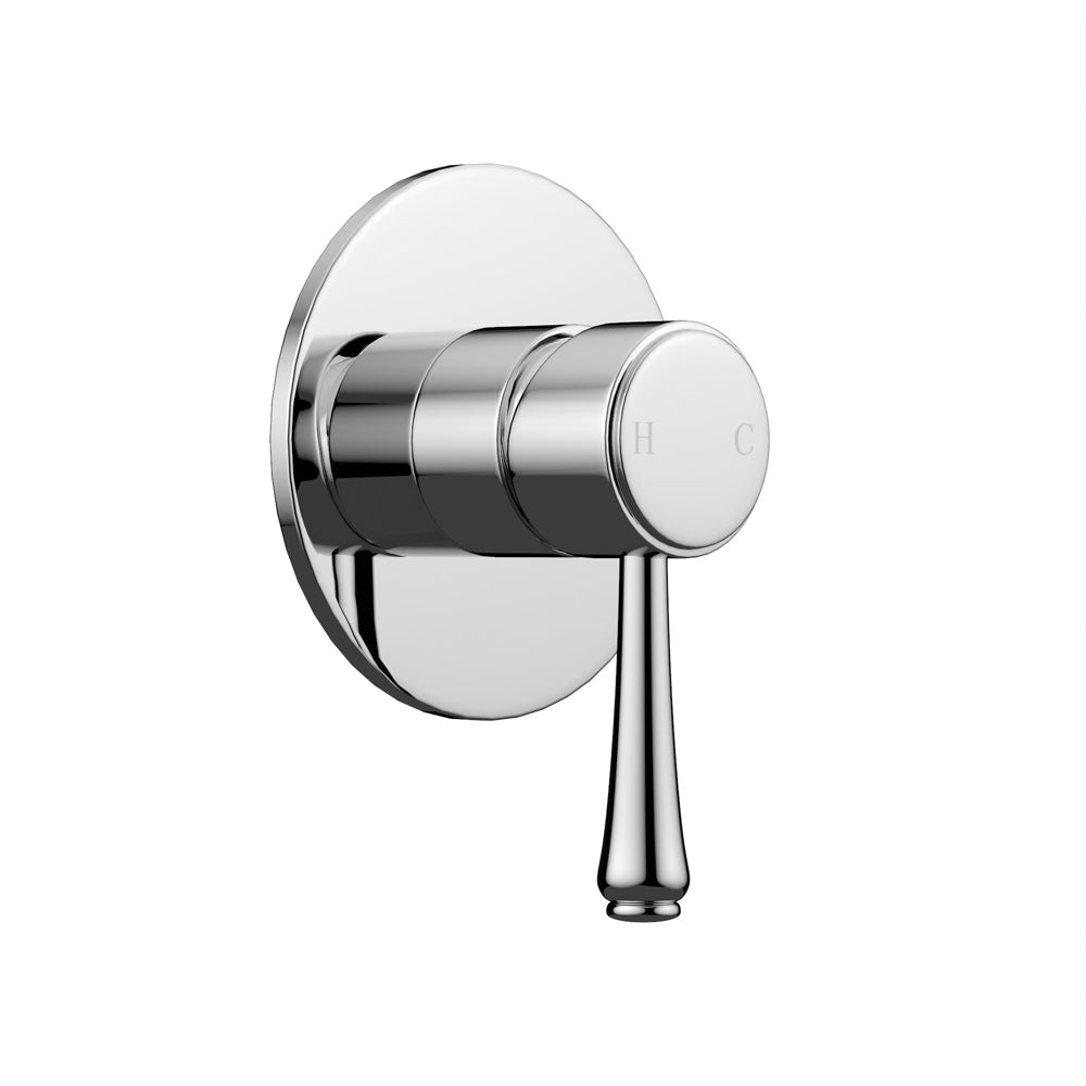 Augustine Classic Traditional Wall Mixer - Chrome