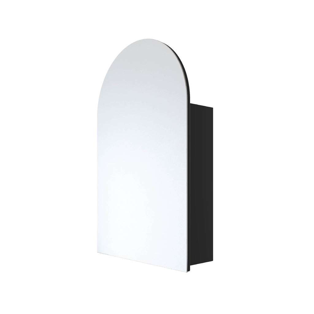 Thermogroup Ablaze Vienna Arch Mirror Cabinet - Black