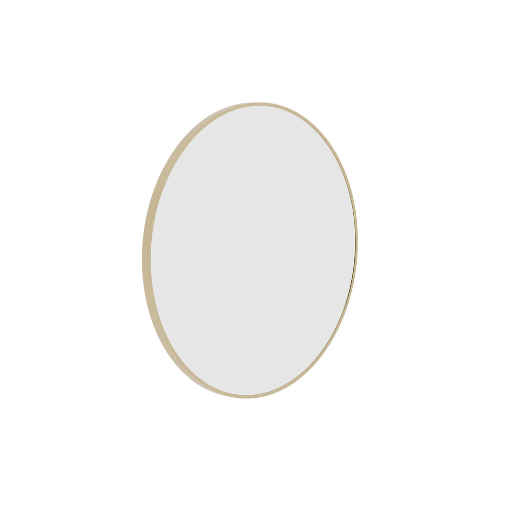 Thermogroup Ablaze Gerogia Round Framed Mirror - Gold