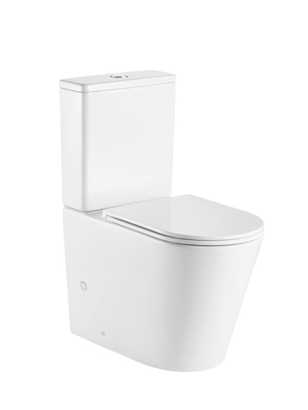 Voro Back to Wall Toilet Suite Gloss White