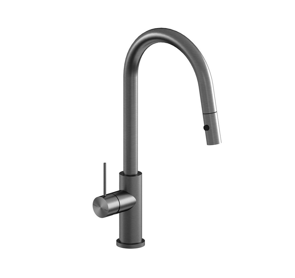 Nero Mecca Pull Down Sink Mixer With Veggie Spray Function - Gunmetal Grey - Wellsons